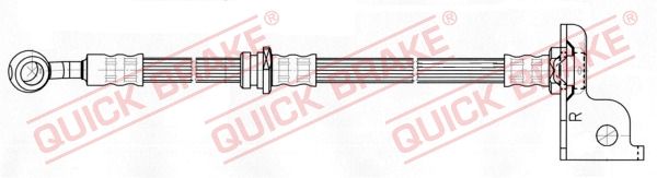 QUICK BRAKE stabdžių žarnelė 50.821